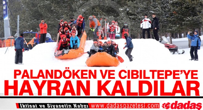  Büyükelçiler Palandöken ve Cıbıltepe ye hayran kaldı 