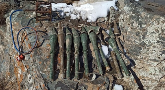 10 adet RPG-7 antitank roketatar ele geçirildi