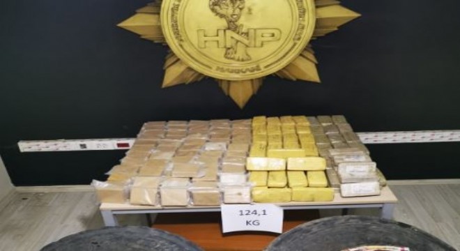 153 kilo 300 gram eroin ele geçirildi