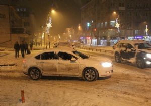 Erzurum karla yeniden buluştu