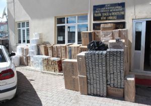 60 bin paket kaçak sigara ele geçirildi