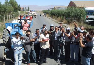 Erzurum çiftçisinde af sevinci