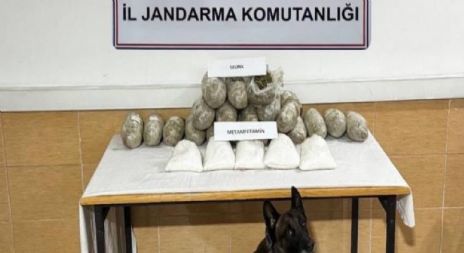 22 kilo uyuşturucu ele geçirildi