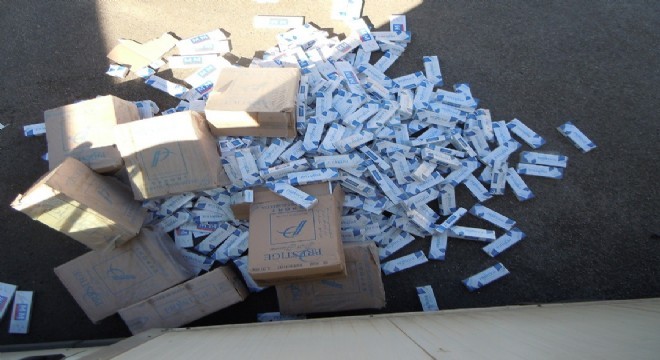 512 bin 500 paket kaçak sigara ele geçirildi