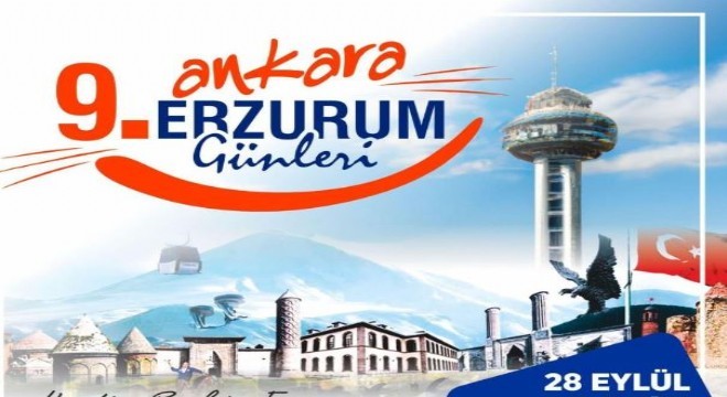 9. Erzurum Günleri 28 Eylül’de başlıyor