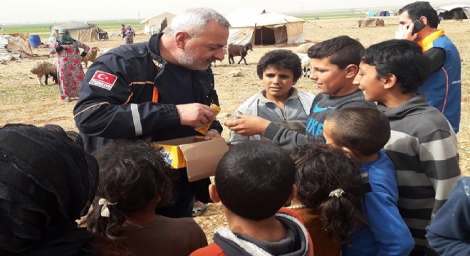 AFAD Erzurum El Bab’da milli görevde