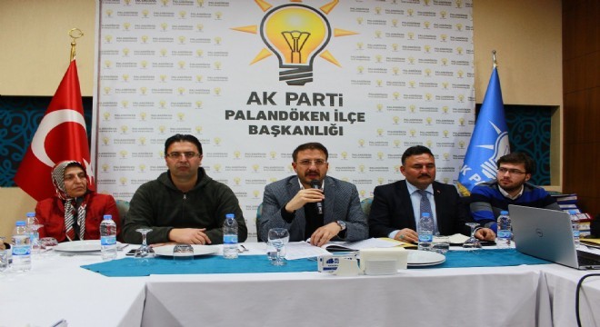 AK Parti Palandöken de basın buluşması