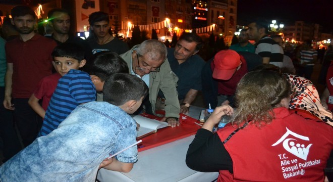 ASP dan Milli Birlik Günü standı