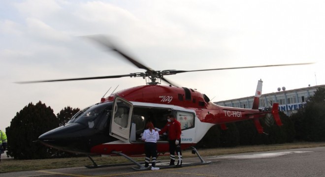 Ambulans helikopterler 2 bin 765 hasta taşıdı