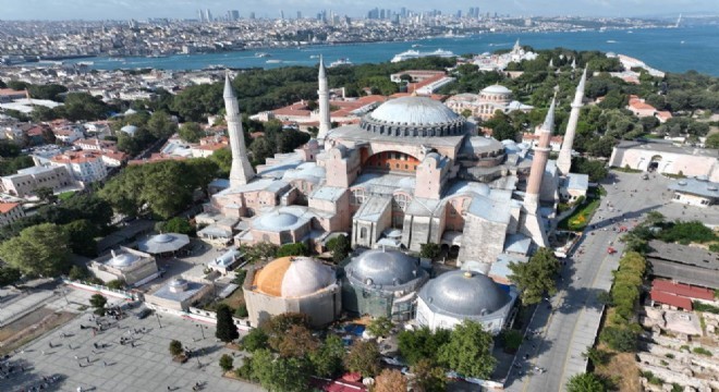 Ayasofya-i Kebir Camii Şerifi’nde restorasyon başladı