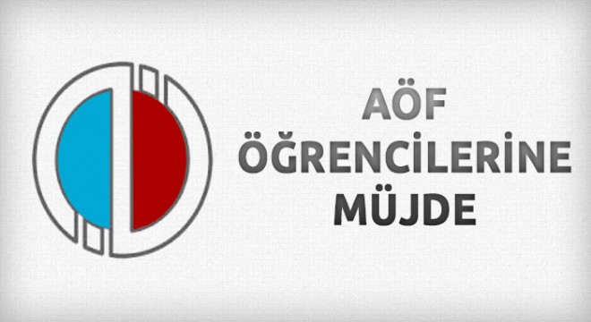 AÖF öğrencilerine müjde