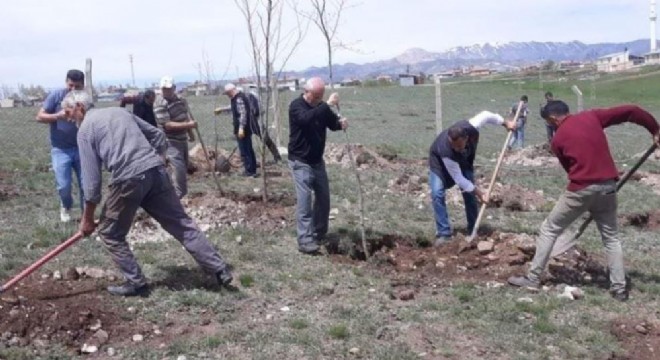 Aşkale’de 3 bin fidan toprakla buluştu