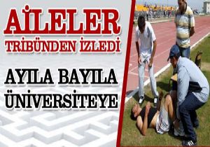 Erzurum da ayıla bayıla sınav!