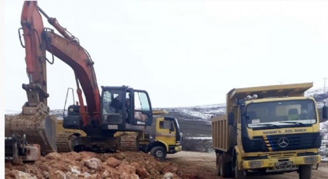 Bayburt - Pazaryolu yolu genişletildi