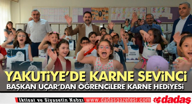 Başkan Uçar, öğrencilerin karne sevincine ortak oldu