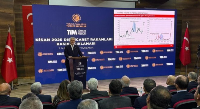 Bolat: Nisanda mal ihracatımız  20,9 milyar dolar