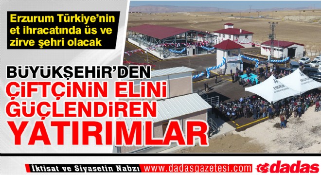 Büyükşehir den çiftçinin elini güçlendiren yatırımlar