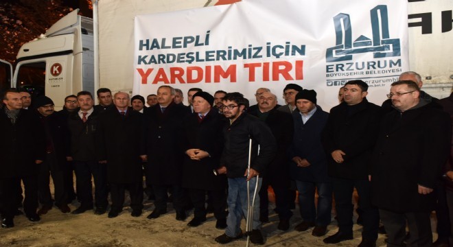 Büyükşehir’den Halep’e Yardım