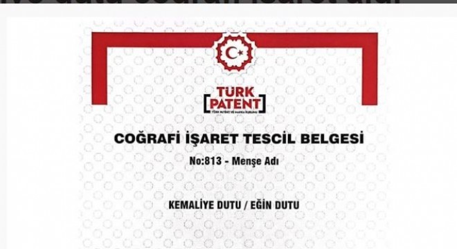 Doğu’da bir ürün daha coğrafi işaret aldı