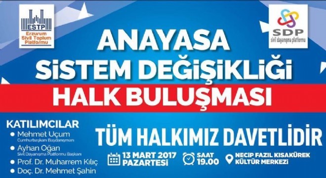 ESTP’den “Anayasa Sistem Değişikliği” paneli