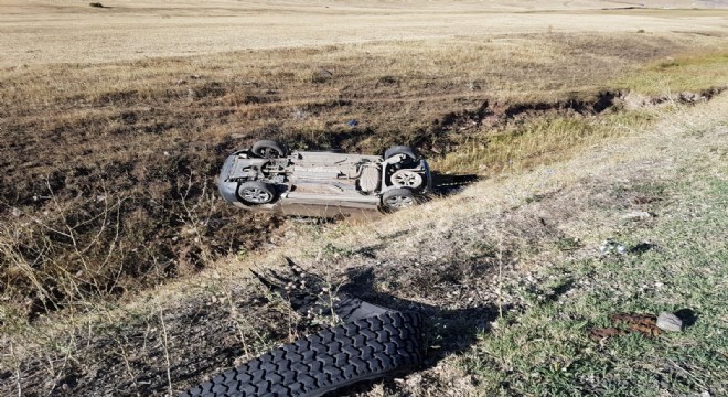 Eleşkirt yolunda trafik kazası: 2 yaralı