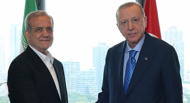 Erdoğan Pezeşkiyan ile görüştü