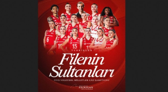 Erdoğan’dan  Filenin Sultanları’na tebrik