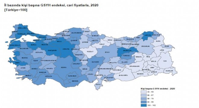 Erzurum 2020 GSYH’sı açıklandı