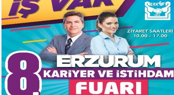 Erzurum 8. Kariyer ve İstihdam fuarında geri sayım