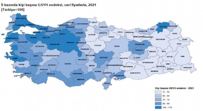 Erzurum GSYH’sinde rekor artış