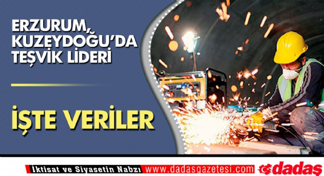 Erzurum, Kuzeydoğu’da teşvik lideri