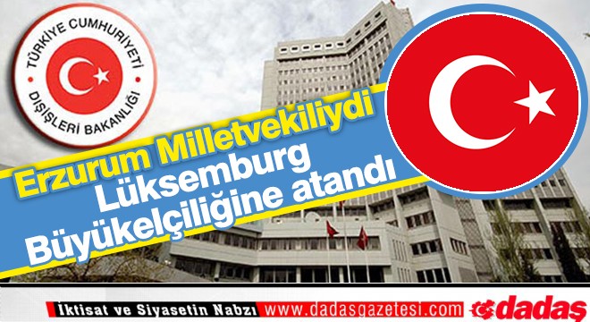 Erzurum Milletvekiliydi, Lüksemburg Büyükelçiliğine atandı