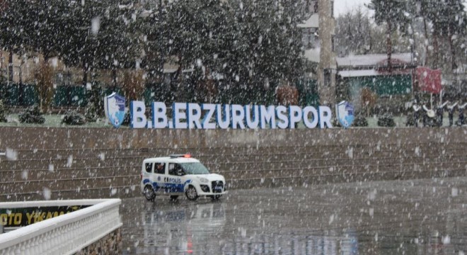 Erzurum beyaza büründü