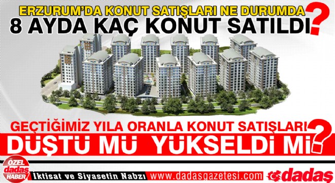 Erzurum da konut satışları ne durumda?