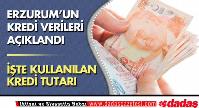 Erzurum kredi verileri açıklandı