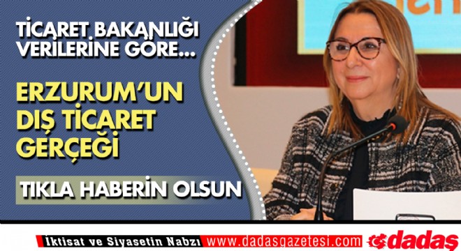 Erzurum un Dış Ticaret gerçeği