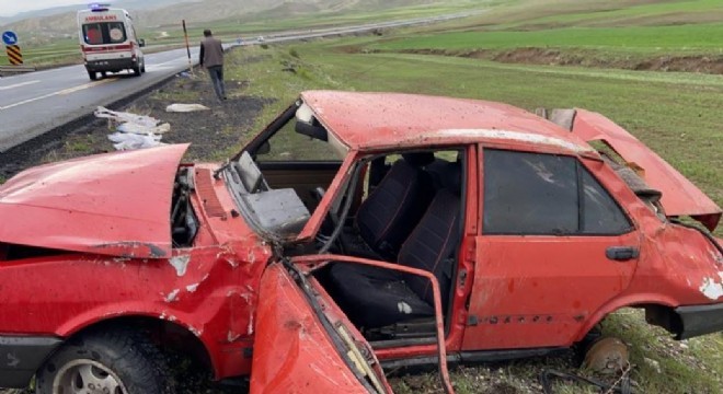 Erzurum – Ağrı yolunda kaza: 1 yaralı