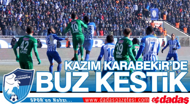 Erzurumspor dan kritik puan kaybı