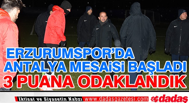 Erzurumspor topbaşı yaptı