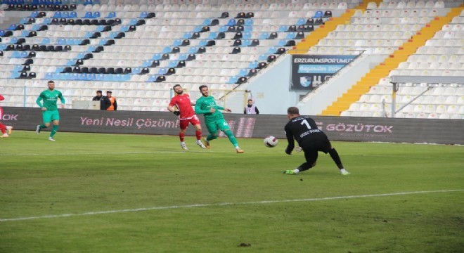 Erzurumspor önceki sezonun 2 puan gerisinde