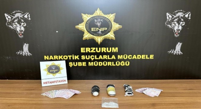 Erzurum’da Emniyetten uyuşturucu operasyonu