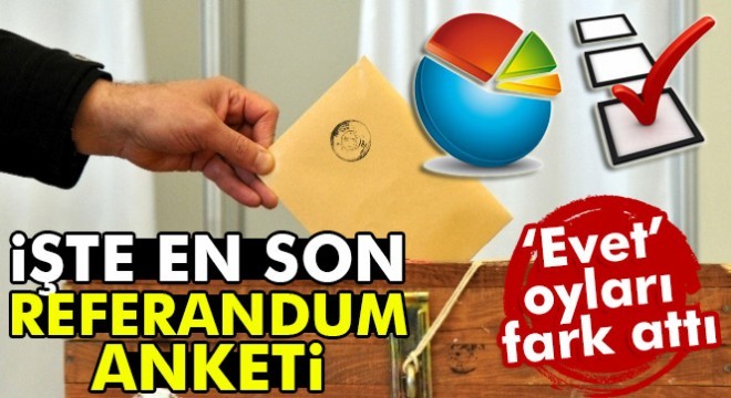 Evet oyları fark attı