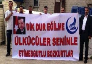 Ülkücülerden Başbakan Erdoğan a destek