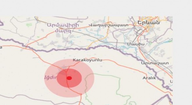 Iğdır da deprem