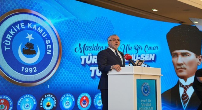 Işıkhan kamuda sendikalaşma oranını açıkladı
