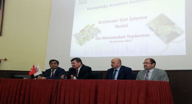 KUDAKA dan Erzincan Süt İşleme Tesisi mutabakatı