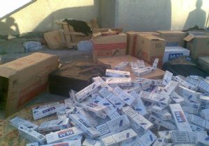 14 bin paket kaçak sigara yakalandı