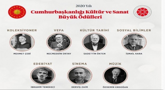 Kültür Sanat Büyük Ödülleri açıklandı