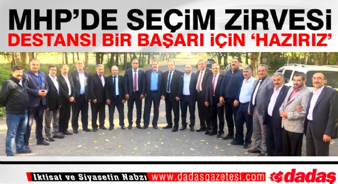 MHP de Yerel Seçim zirvesi