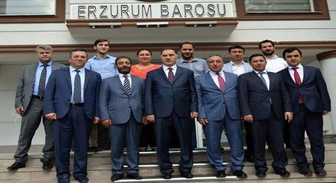 Malkoç, Erzurum Barosu nu ziyaret etti